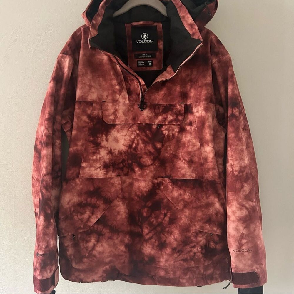 Volcom Women’s Fern Gore-Tex Pullover Insulated Jacket Small Snowboarding Ski - Picture 8 of 12